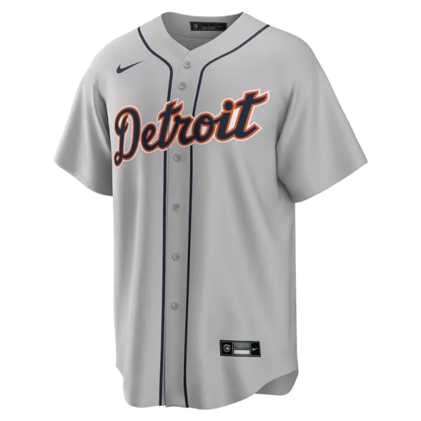 Tarik skubal detroit tigers nike road replica jersey Gray M