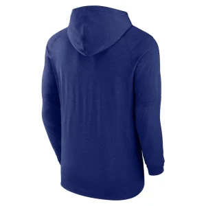 Texas rangers nike authentic collection early work tri blend performance pullover hoodie Heather royal L