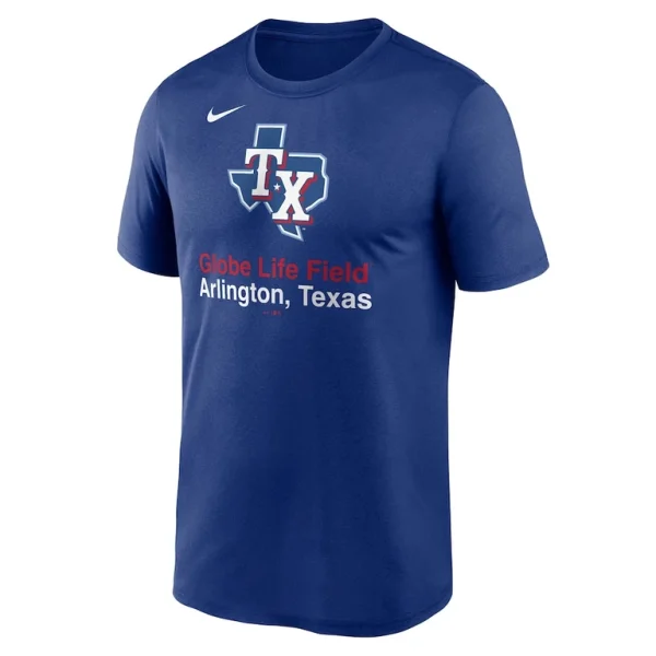 Texas rangers nike stadium legend performance t shirt Royal M