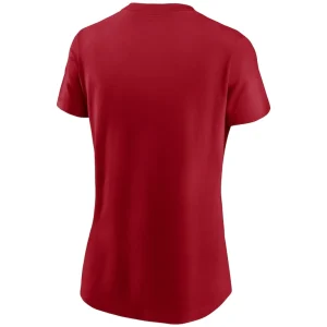 Texas rangers nike womens wordmark t shirt Red M