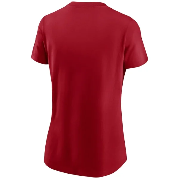 Texas rangers nike womens wordmark t shirt Red M