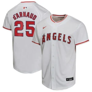 Travis darnaud los angeles angels nike youth home game player jersey White