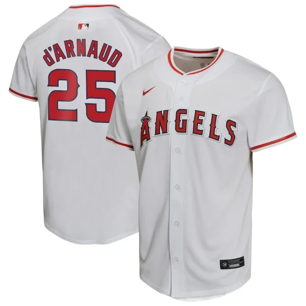 Travis darnaud los angeles angels nike youth home game player jersey White