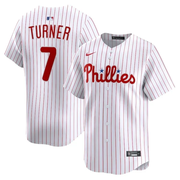 Trea turner philadelphia phillies nike home limited player jersey White