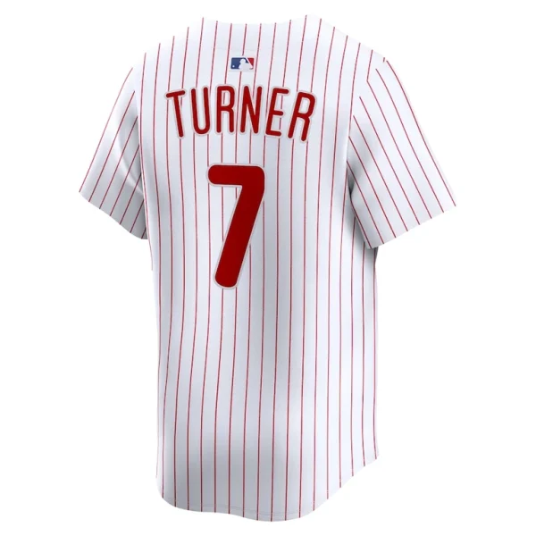 Trea turner philadelphia phillies nike home limited player jersey White L