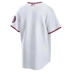 Washington nationals nike home blank replica jersey White L