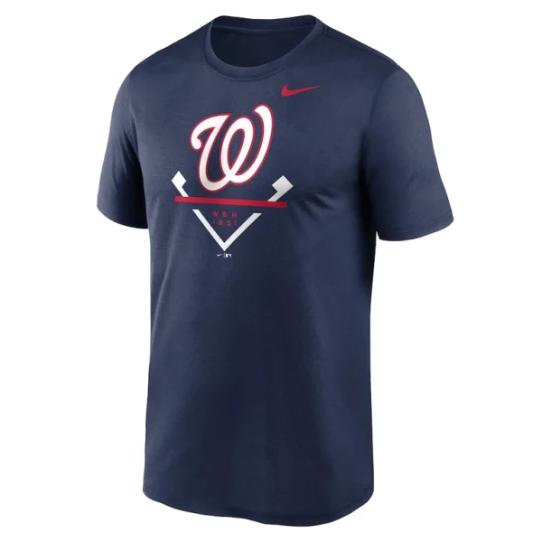 Washington nationals nike icon legend performance t shirt Navy M