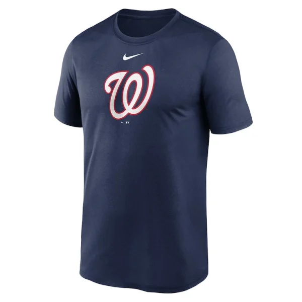 Washington nationals nike legend fuse large logo performance t shirt Navy M