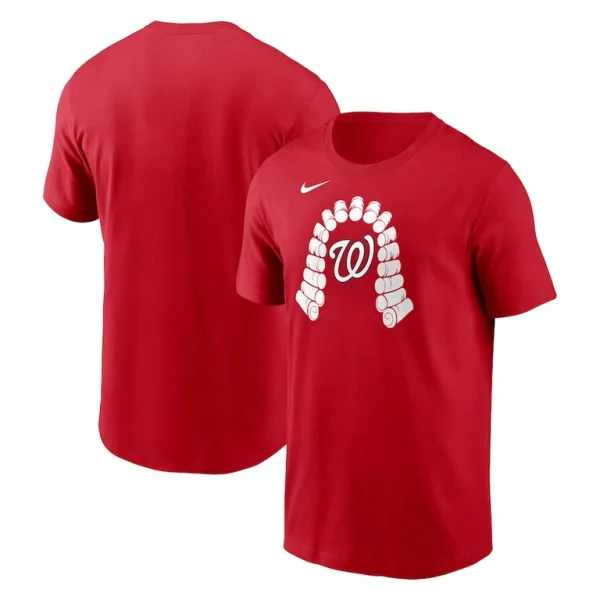 Washington nationals nike local home town t shirt Red