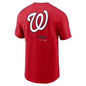 Washington nationals nike over the shoulder t shirt Red L