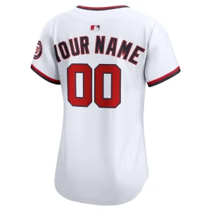 Washington nationals nike womens home limited custom jersey White L