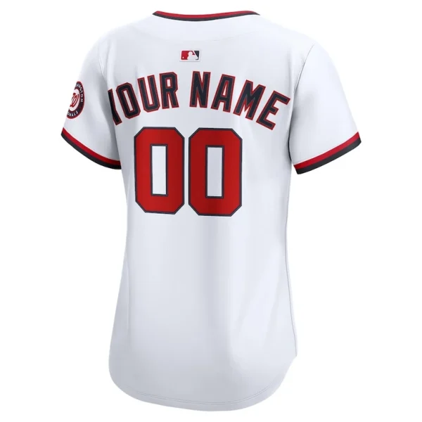 Washington nationals nike womens home limited custom jersey White L