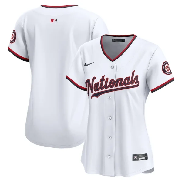 Washington nationals nike womens home limited jersey White