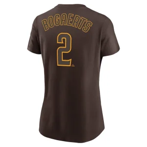 Xander bogaerts san diego padres nike womens name number t shirt Brown L