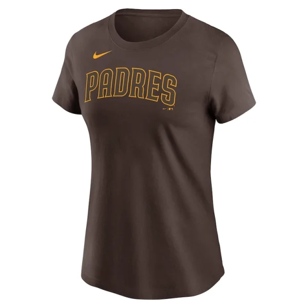 Xander bogaerts san diego padres nike womens name number t shirt Brown M