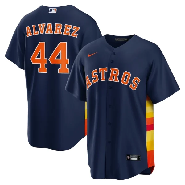 Yordan alvarez houston astros nike alternate replica player jersey Navy