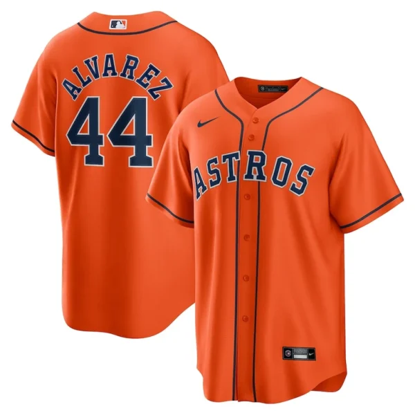 Yordan alvarez houston astros nike alternate replica player jersey Orange