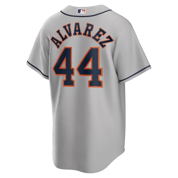 Yordan alvarez houston astros nike road replica player jersey Gray L