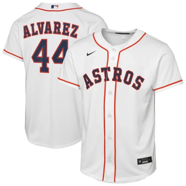 Yordan alvarez houston astros nike youth home replica player jersey White