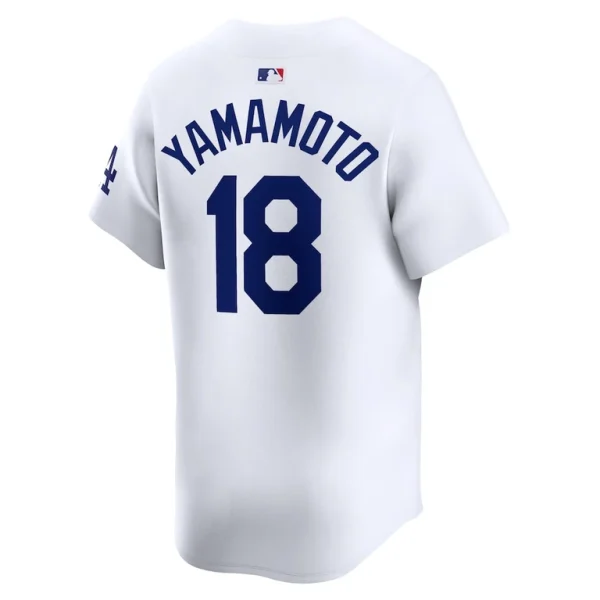Yoshinobu yamamoto los angeles dodgers nike home limited player jersey White L