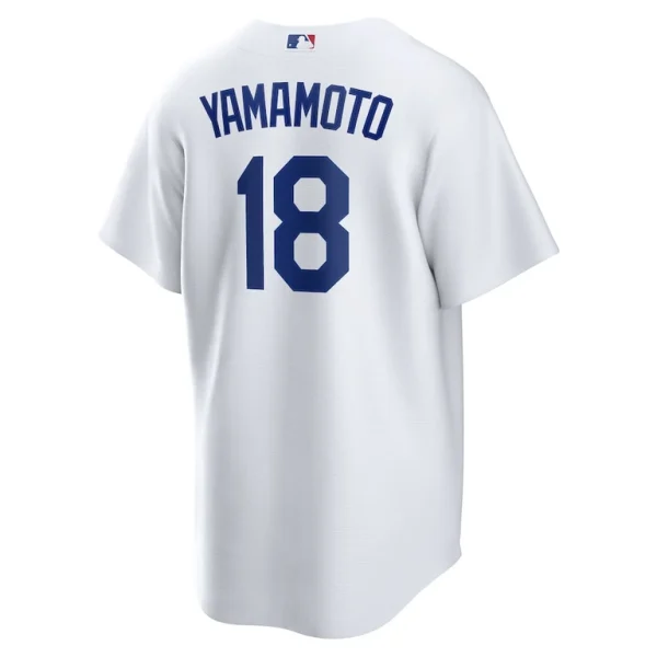 Yoshinobu yamamoto los angeles dodgers nike home replica player jersey – white Multi L