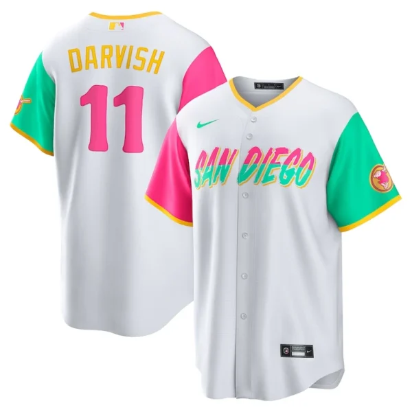 Yu darvish san diego padres nike city connect replica player jersey White