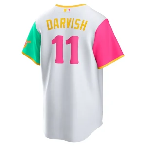 Yu darvish san diego padres nike city connect replica player jersey White L
