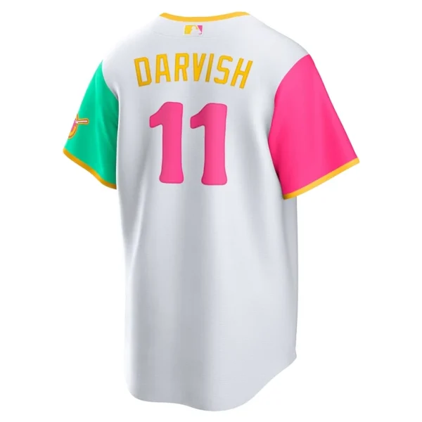Yu darvish san diego padres nike city connect replica player jersey White L