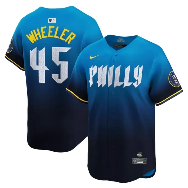 Zack wheeler philadelphia phillies nike city connect limited jersey Blue