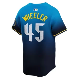 Zack wheeler philadelphia phillies nike city connect limited jersey Blue L
